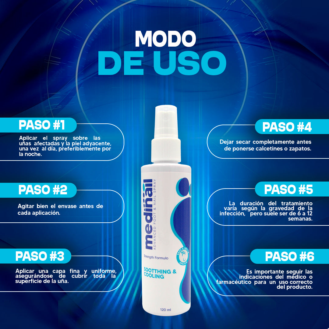 MEDINAIL - SPRAY PARA HOMGOS DEL PIE
