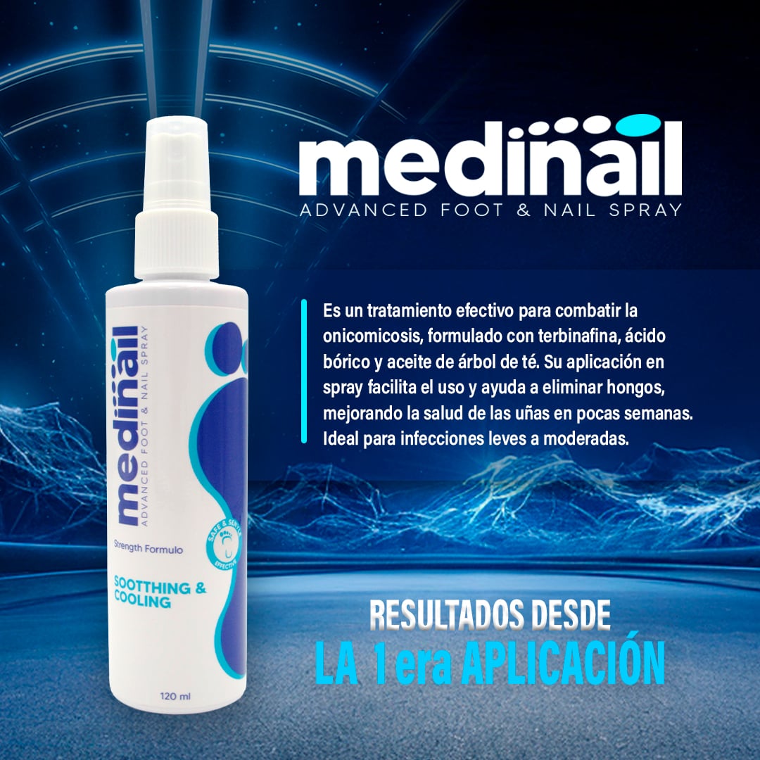 MEDINAIL - SPRAY PARA HOMGOS DEL PIEL