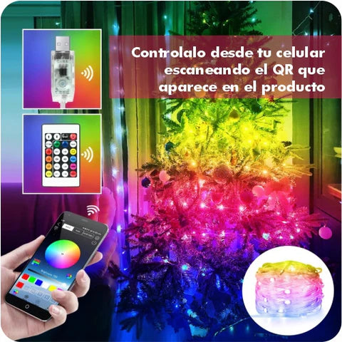 LUCES NAVIDEÑAS CON RGB