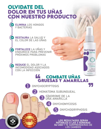 MEDINAIL - SPRAY PARA HOMGOS DEL PIE