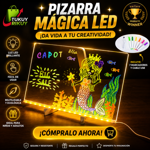 PIZARRA MÁGICA LED