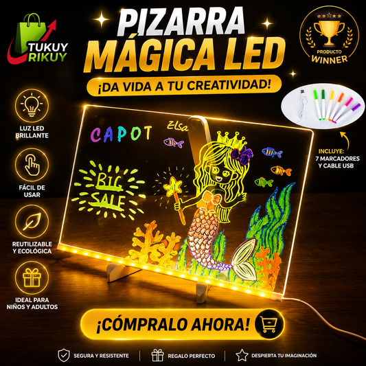 PIZARRA MÁGICA LED