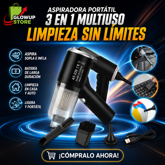 ASPIRADORA PORTÁTIL 3 EN 1