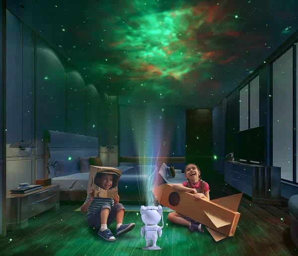 ASTRONAUTA PARLANTE BLUETOOTH Y PROYECTOR