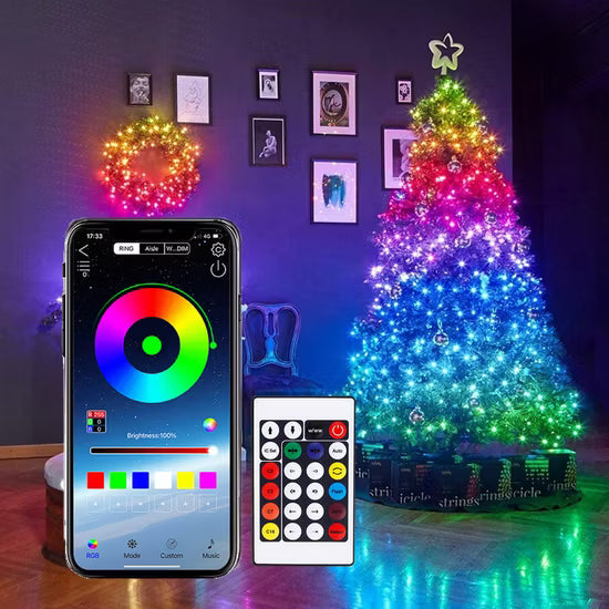 LUCES NAVIDEÑAS CON RGB